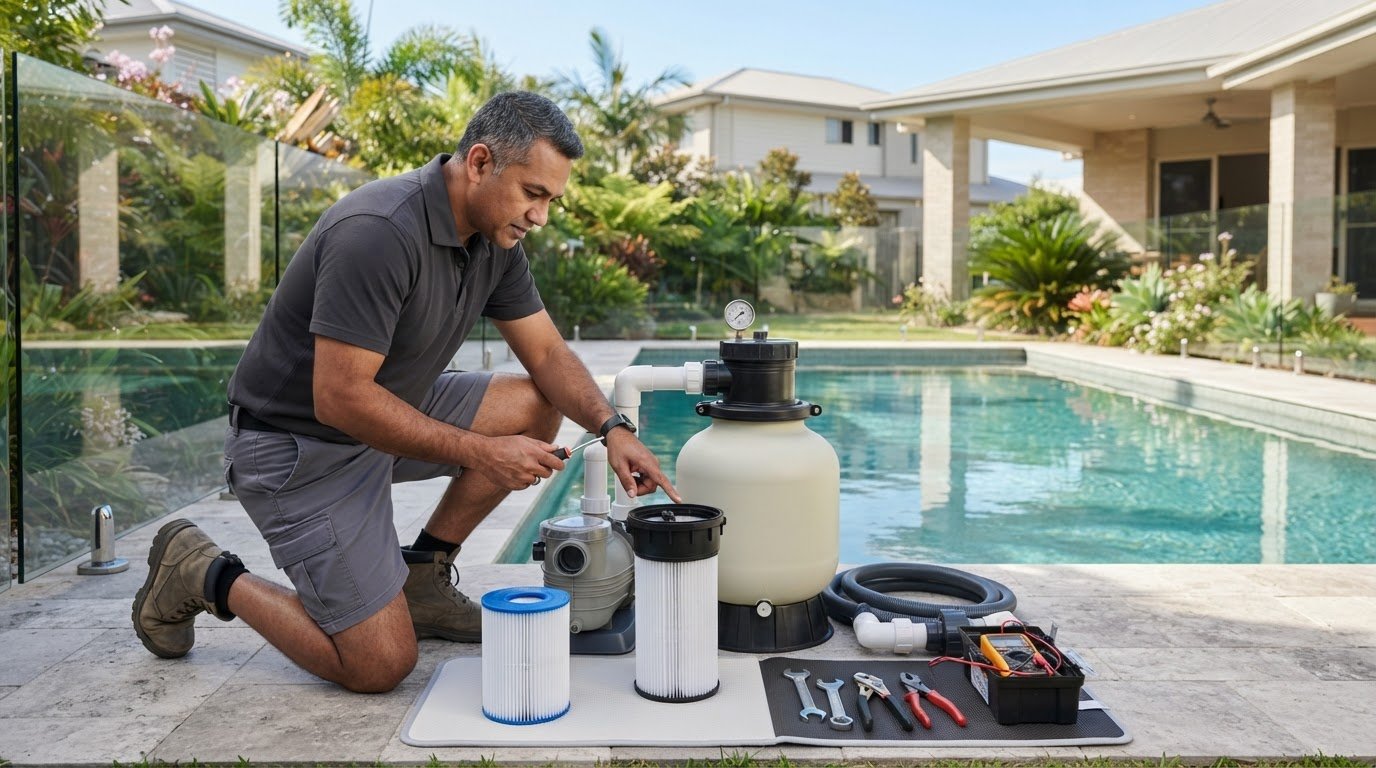 Pool Filter Replacement Brisbane: Should You Repair or Replace?