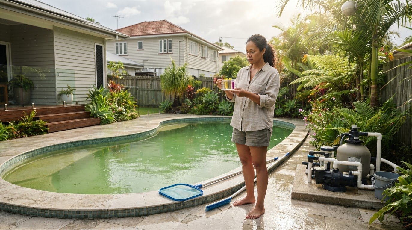Greenish Pool? What It Means and How to Clear It Safely